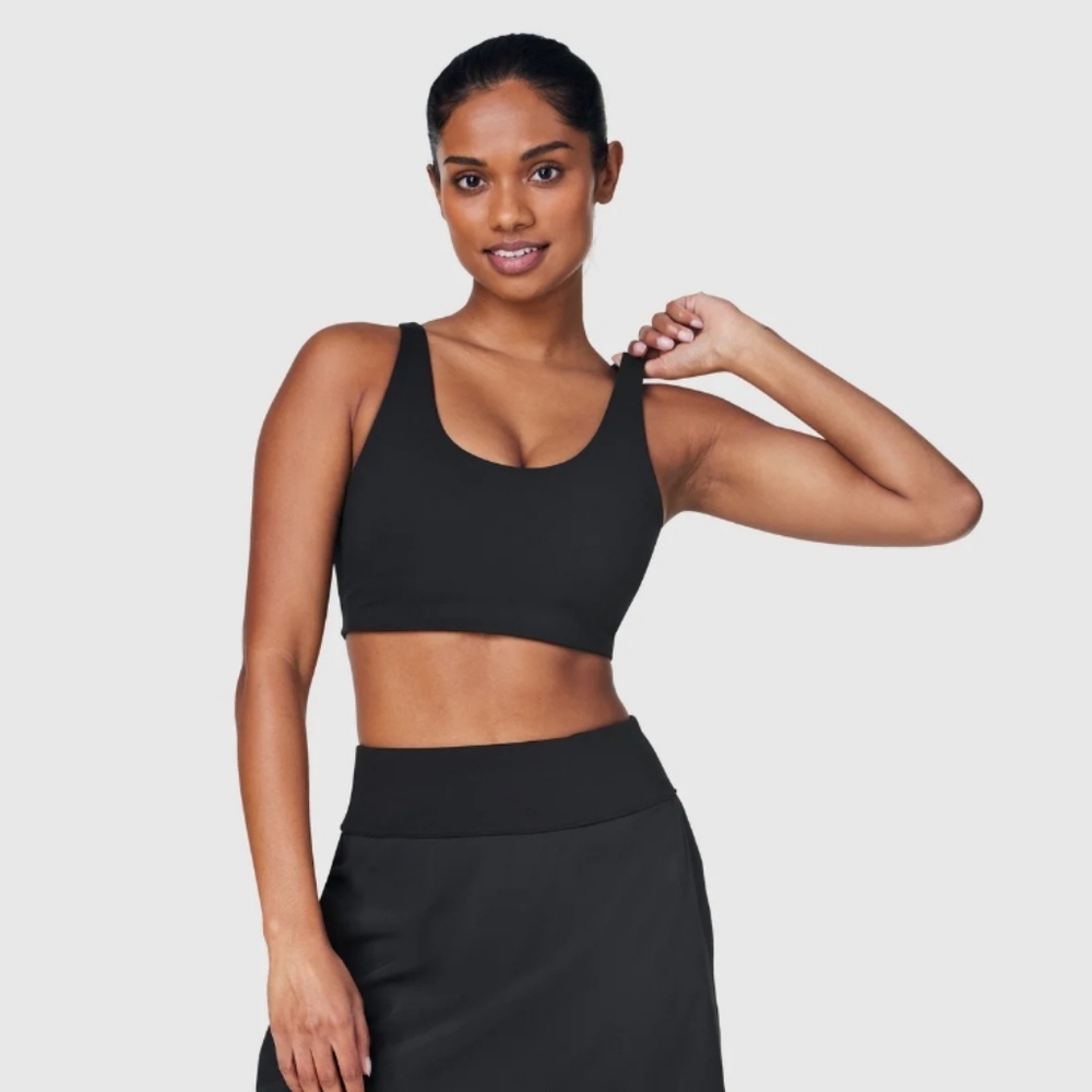 PUSH FWD BLNCD Black SPORTS BRA, XL